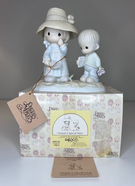 Precious Moments I Picked A Special Mom Vintage 1986 New in Box