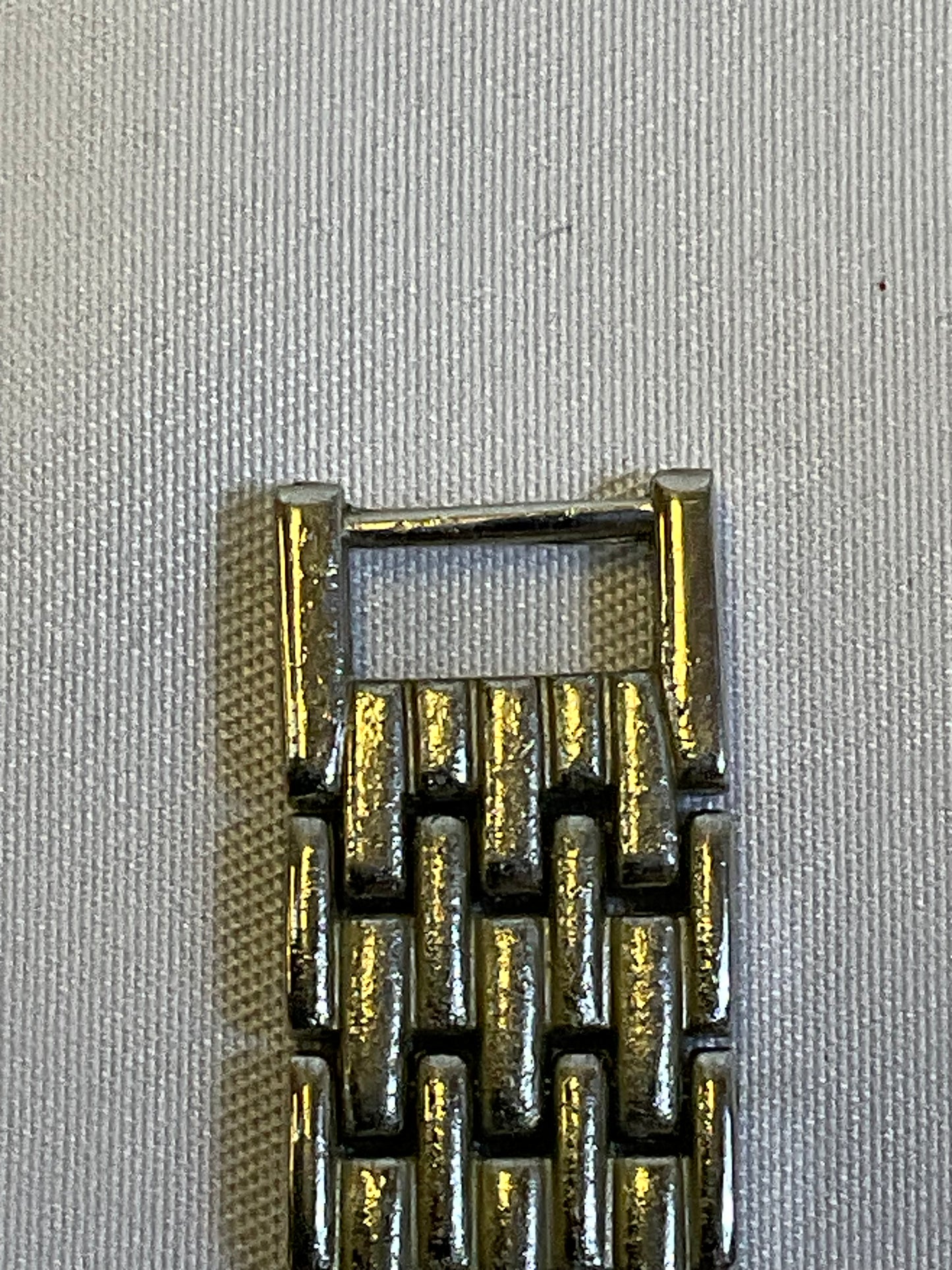 Movado 7777 Silvertone Women's Watch Goldtone Accents Pre-Owned