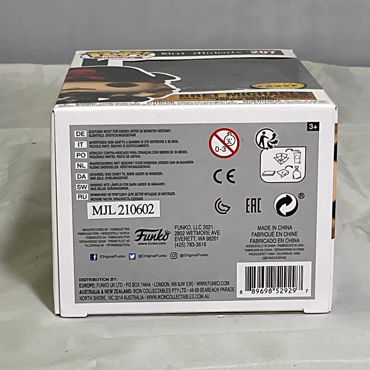 Bret Michaels Limited Chase Edition Funko Pop! Rocks #207 Collectible Vinyl Figurine New in Original Box