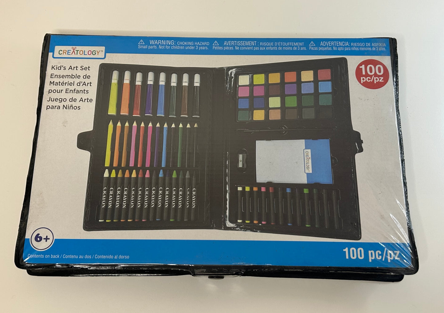 Kids 100 Piece Art Set by Creatology New in Box