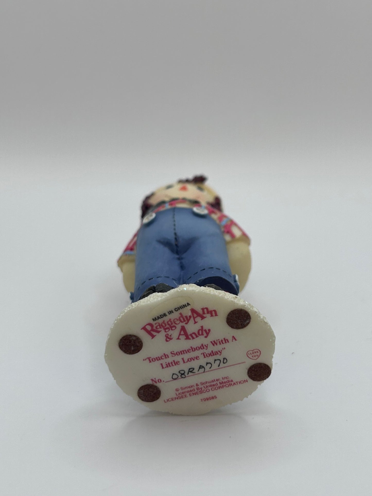 Raggedy Ann & Andy “Touch Somebody With a Little Love Today” Vintage Figurine