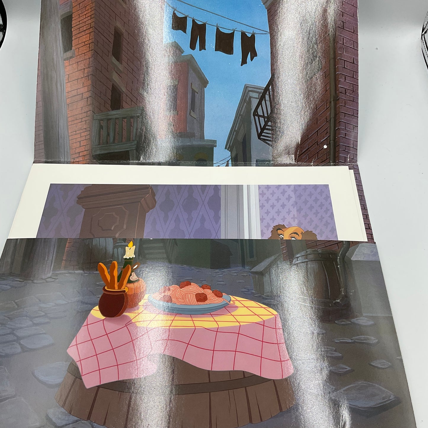 Disney’s Lady And The Tramp Lithograph Set 4 Individual Prints