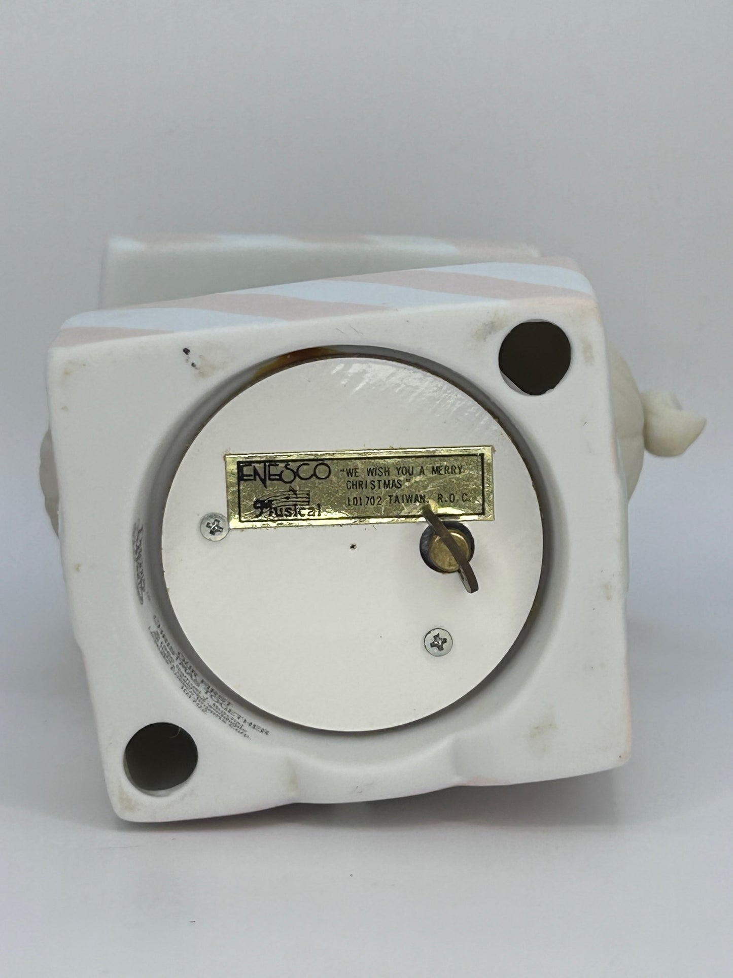 Precious Moments Musical Box Vintage 1986 Our First Christmas Together 'We Wish You a Merry Christmas'