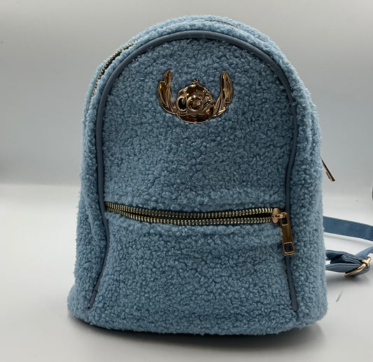 Disney Stitch Blue Plush Mini Backpack Lilo & Stitch