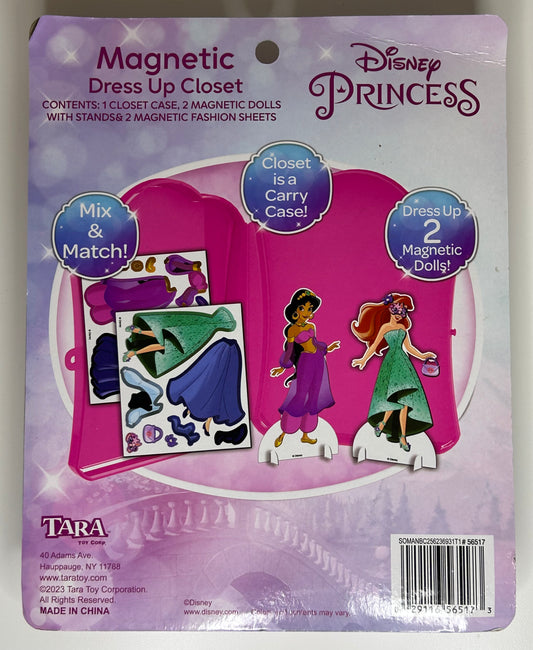 Disney Princess Magnetic Dress Up Closet New in Box