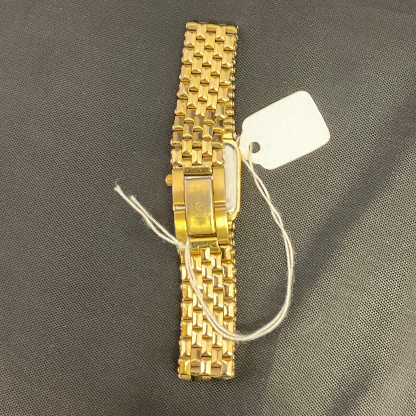 Bulova Gold Plated Rectangular Quartz Watch