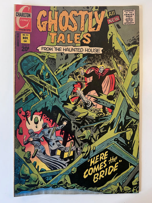Ghostly Tales #99 Here Comes The Bride Vintage November 1972 Charlton Comic Book
