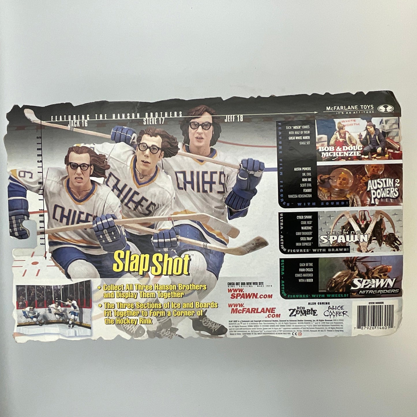 McFarlane Toys Slap Shot The Hanson Brothers Steve Hanson Action Figure