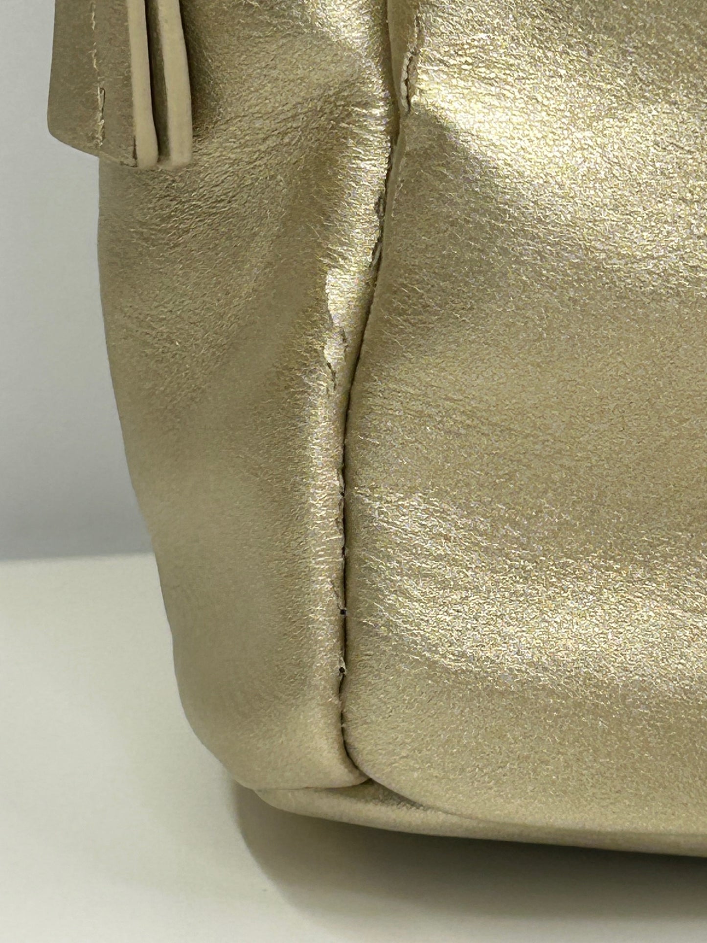 Tommy Hilfiger Gold Crossbody Mini Backpack Style Bag Handbag Purse