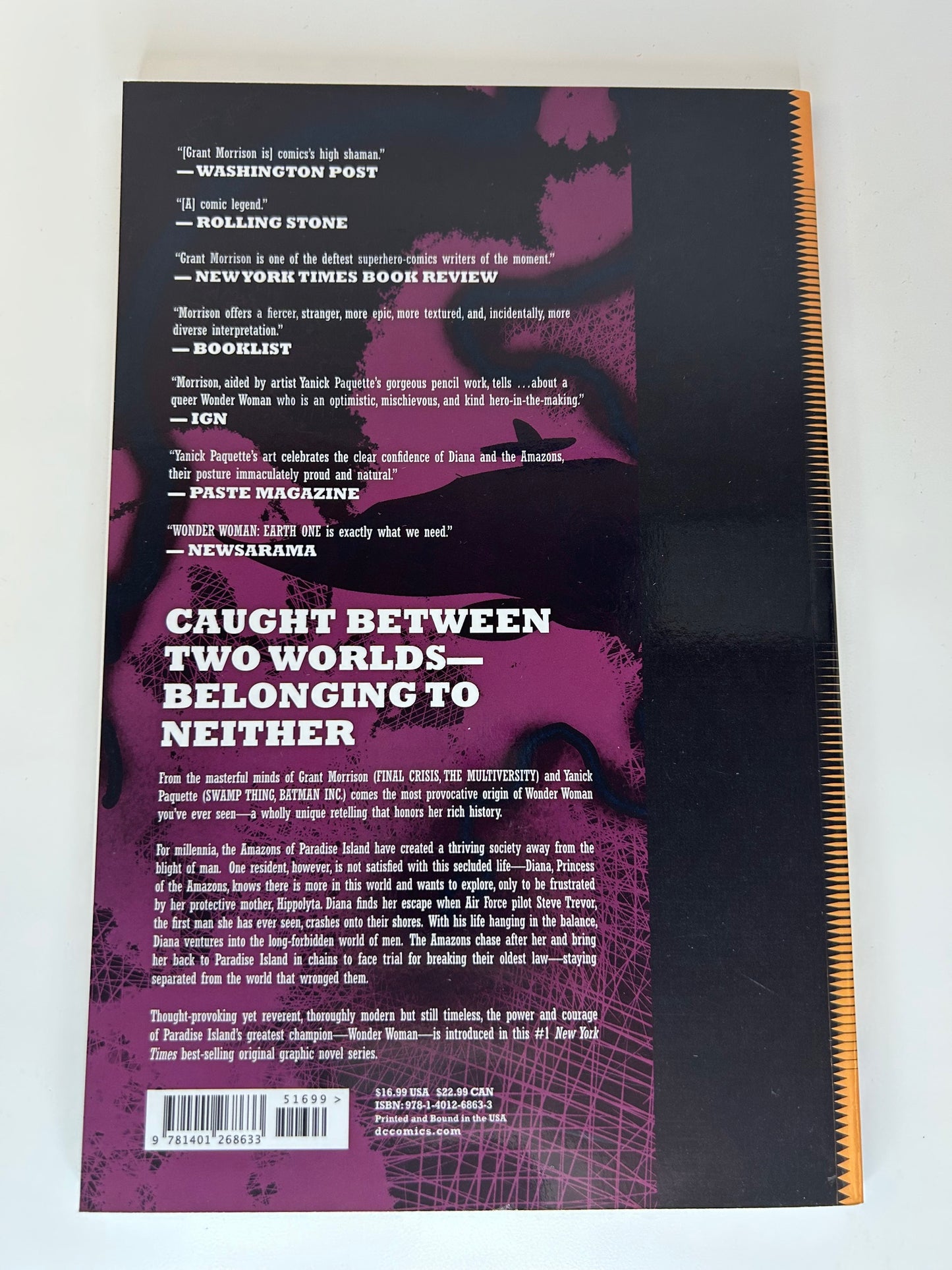 Wonder Woman Earth One 1 DC Comics Hardcover Graphic Novel April 12 2016