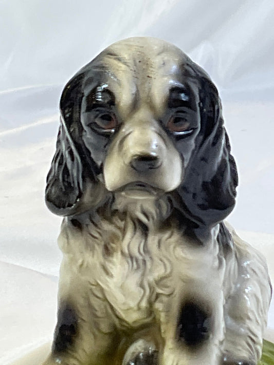 Enesco Vintage Cocker Spaniel Dog Porcelain Figurine Made in Japan