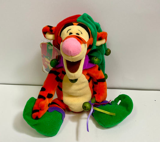 Tigger My First Christmas Vintage Winnie the Pooh & Friends Holiday Mini Beanbag Beanie Plush Disney Collectible