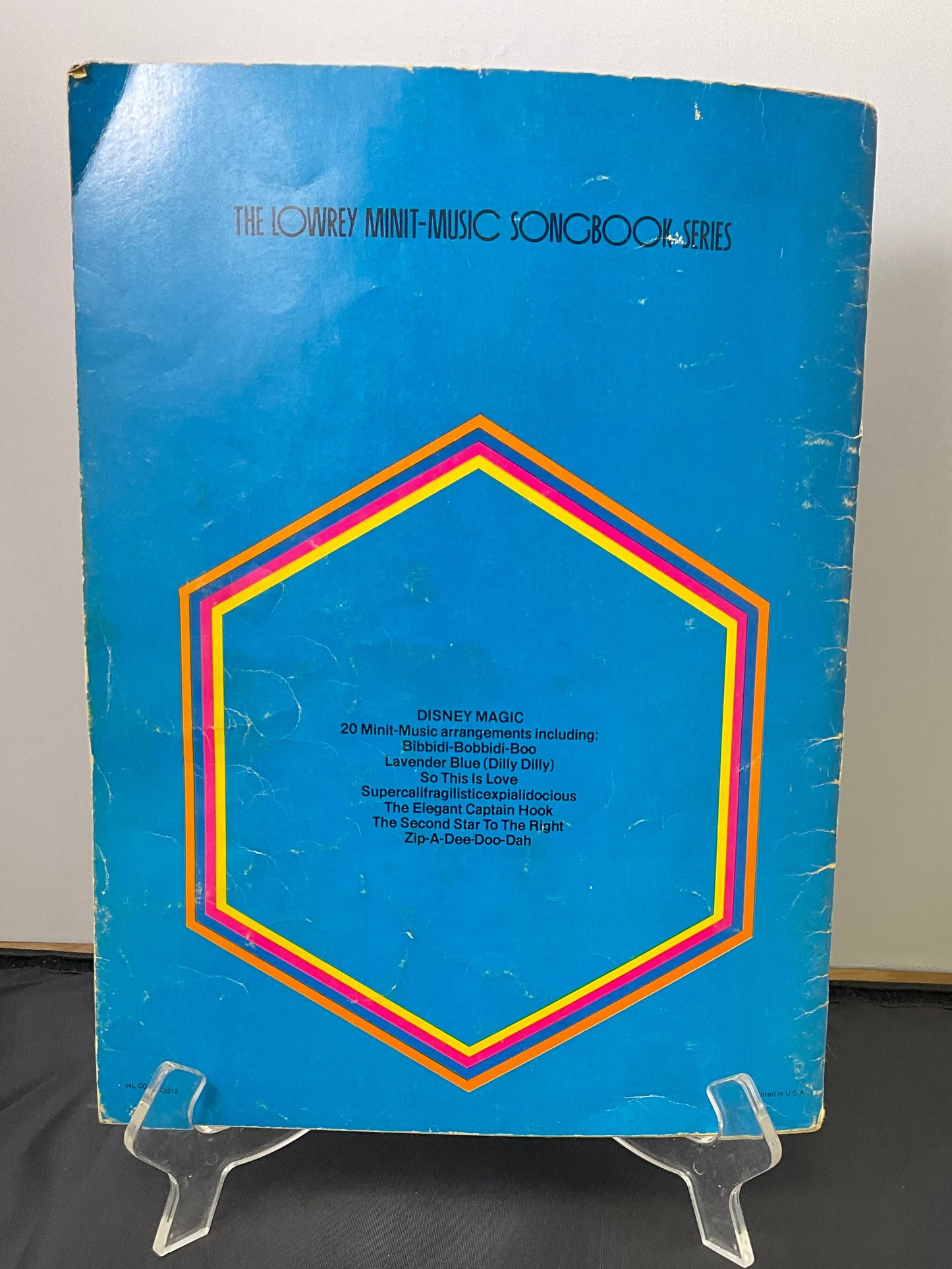 Disney Magic 20 Disney Hits Vintage 1974 Lowrey Minit-Music Songbook Series