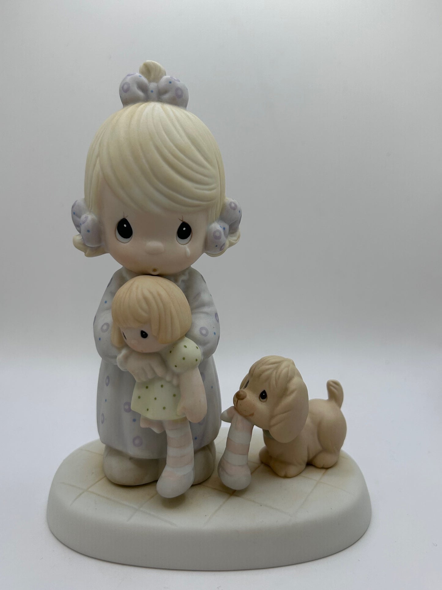 Precious Moments Vintage 1988 Something's Missing When You're Not Around Figurine Orig Box