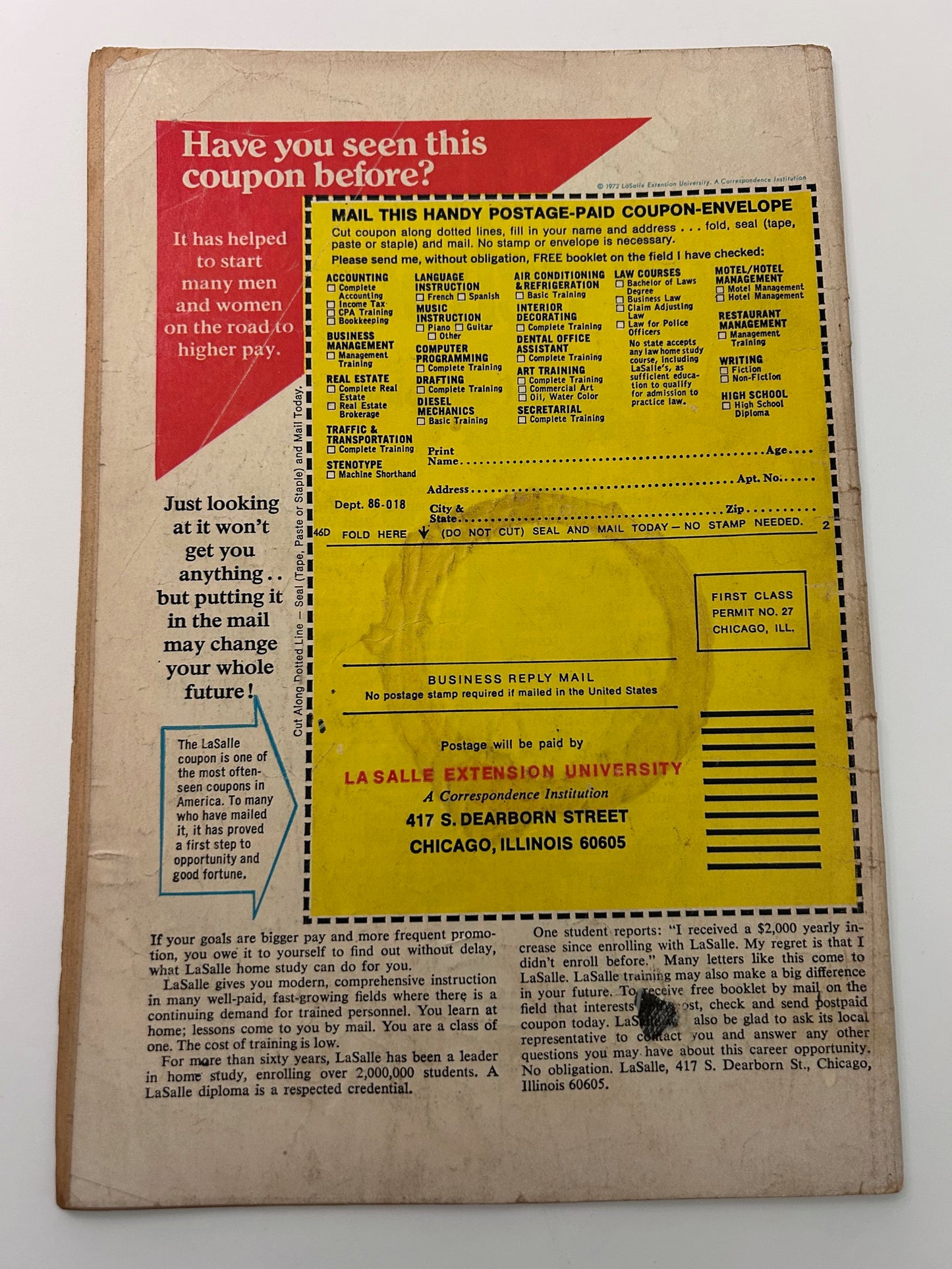 Marvel Comics Vault of Evil #2 Vintage April 1973