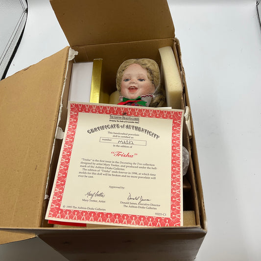 Ashton-Drake Galleries Trisha Doll 13 Inches Tall in Original Box