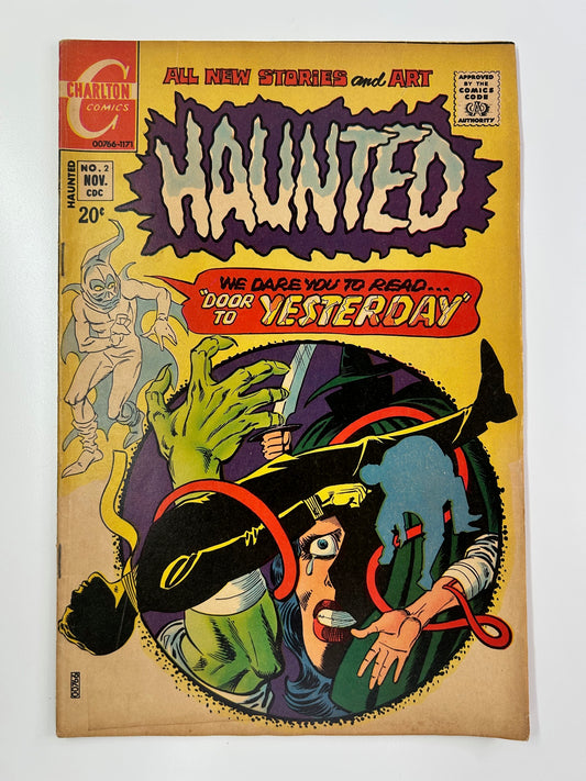 Charlton Comics Haunted #2 Door to Yesterday Vintage 1971 Comic Book