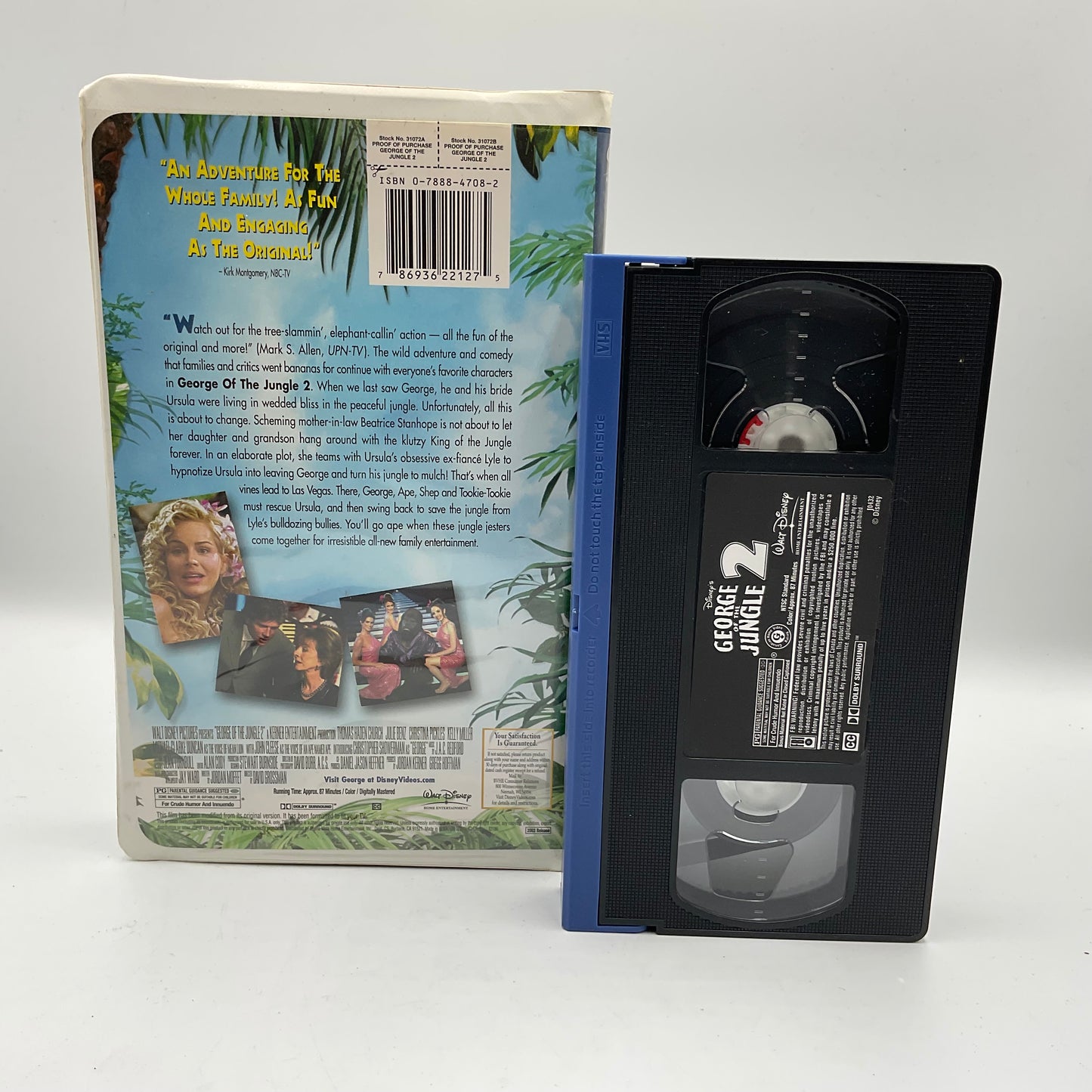 Disney’s George Of The Jungle 2 VHS Tape