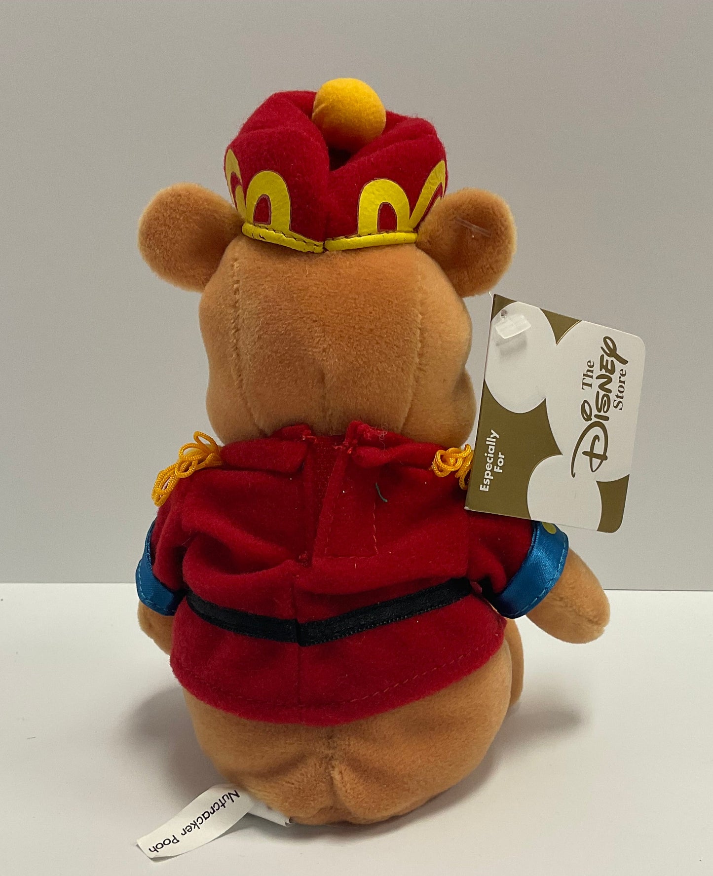 Winnie the Pooh Nutcracker Christmas Holiday Vintage Mini Beanbag Plush Disney Collectible