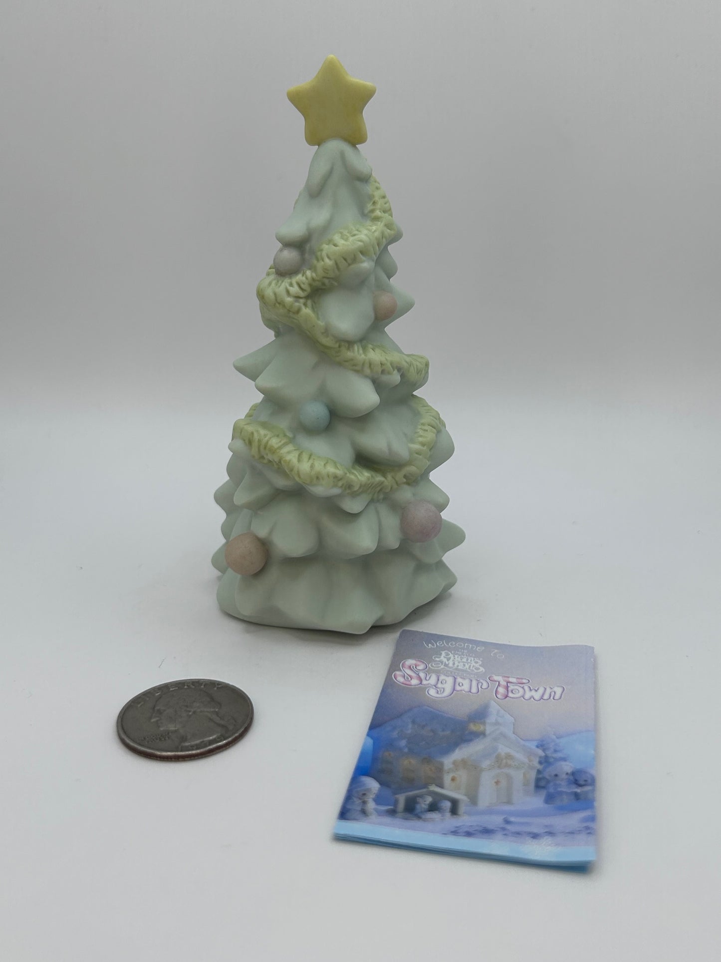 Precious Moments Vintage 1992 Sugar Town Christmas Tree Porcelain Figurine