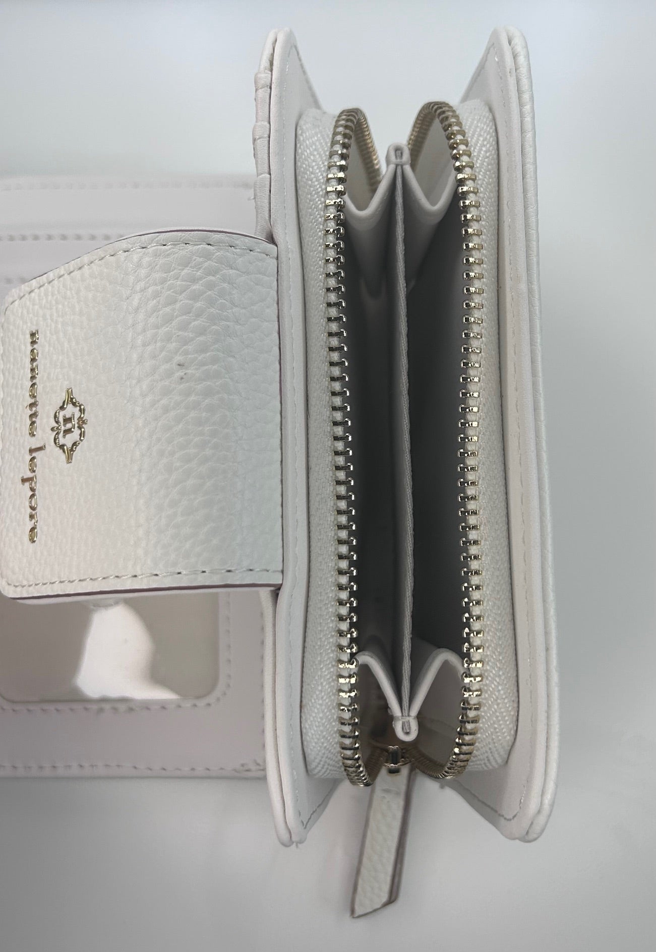 Nanette Lepore White Off White Cream Wallet Clutch New Unused No Box