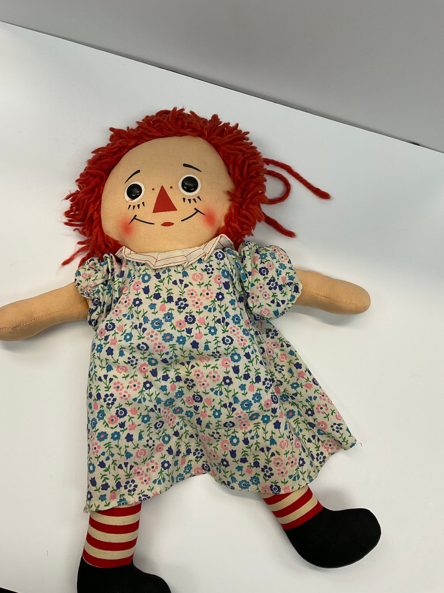 Raggedy Anne & Andy Vintage Stuffed Dolls Pair