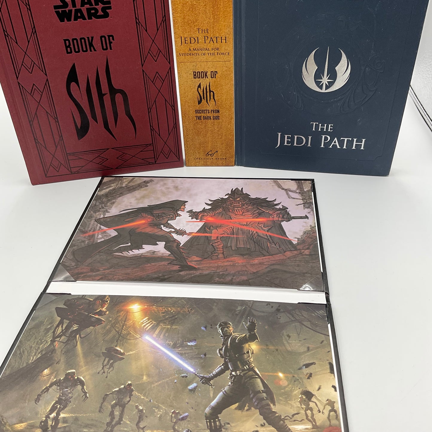 Star Wars The Jedi Path. And Book of Sith Deluxe Wooden Box Set