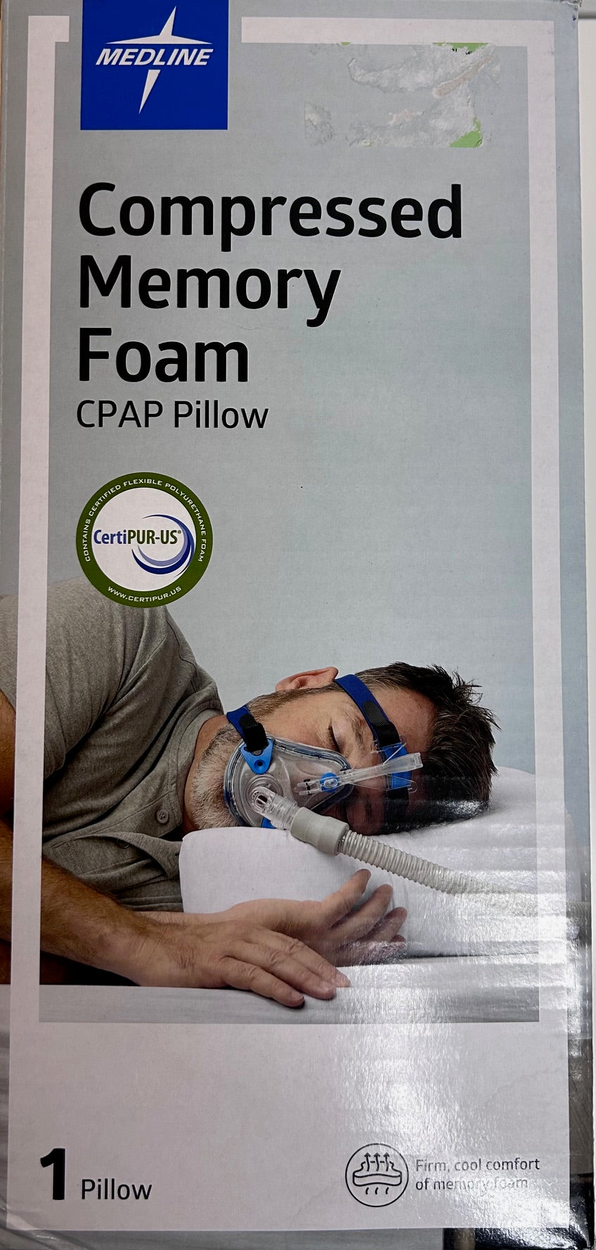 Medline CPAP Compressed Memory Foam Pillow New in Box