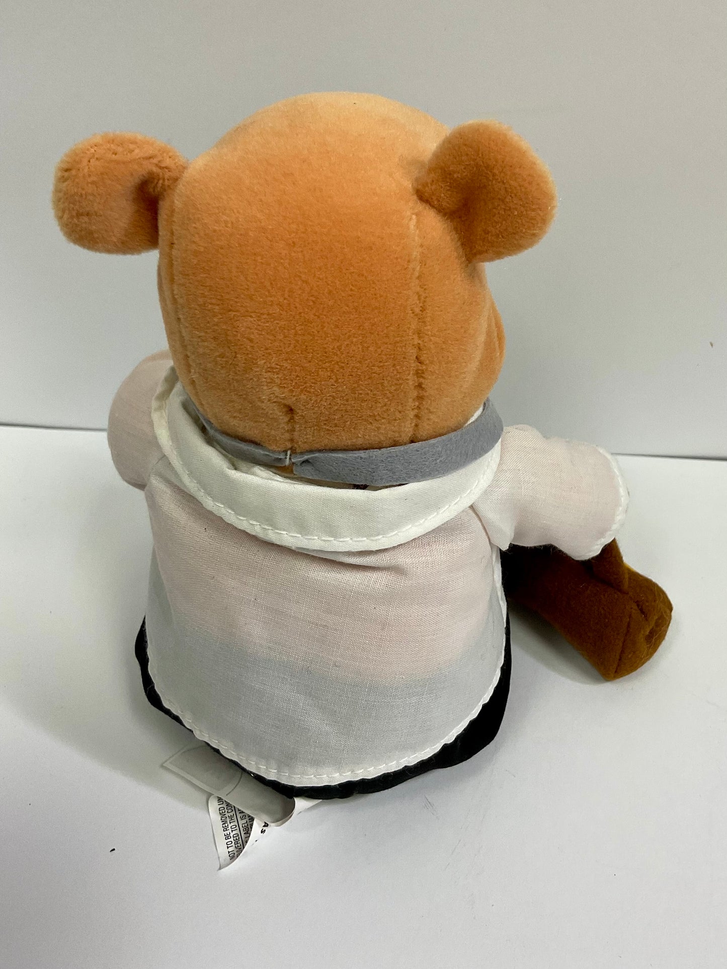 Winnie the Pooh Bear Doctor Vintage Mini Beanbag Beanie Plush Disney Collectible