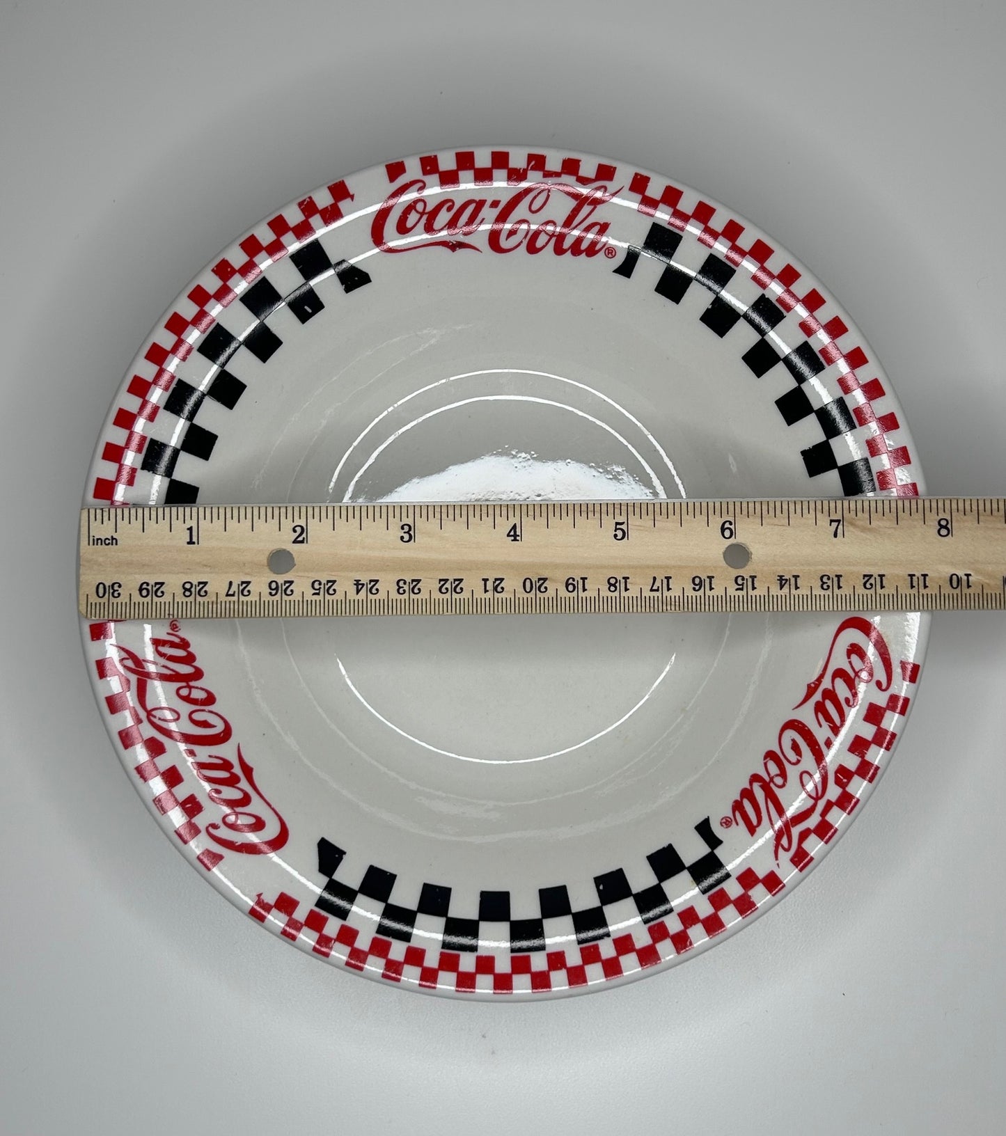 Coca-Cola Vintage 1996 8 inch Round Bowl by Gibson Designs