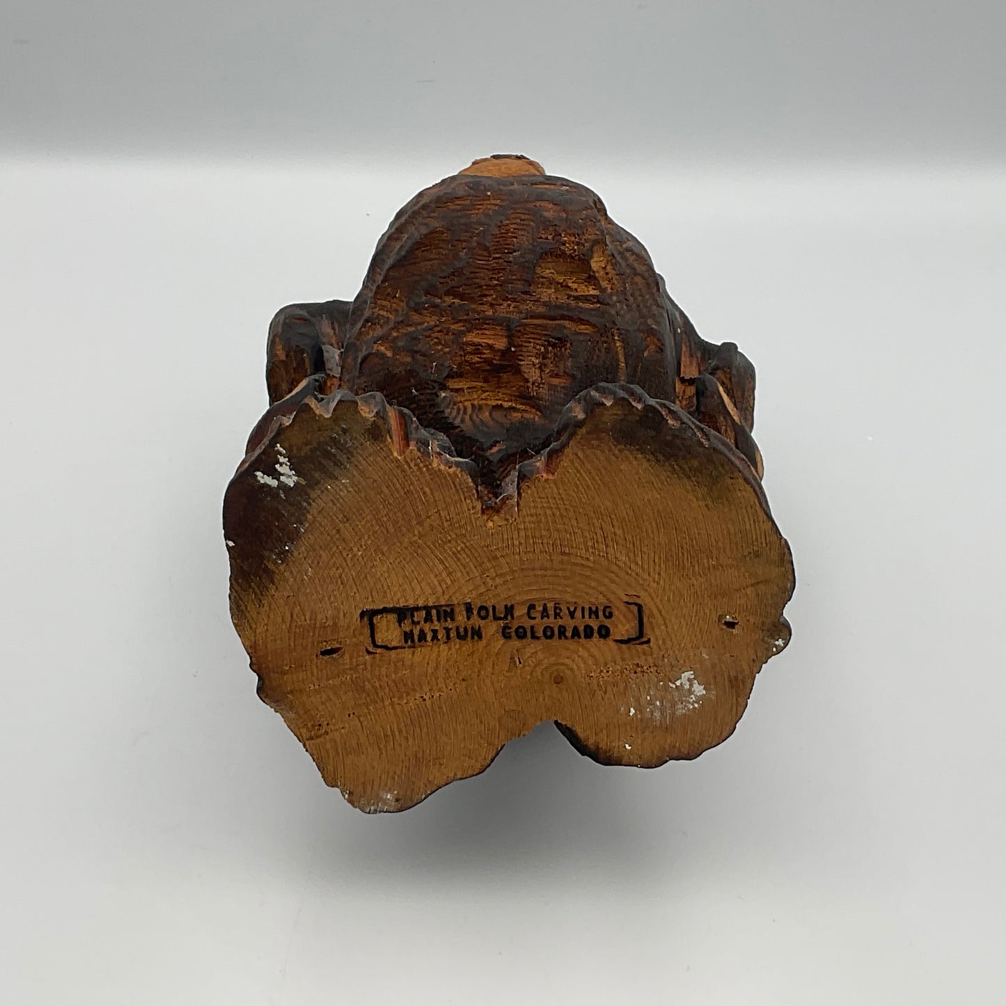 Rustic Chainsaw Carved Wooden Bear Sculpture
