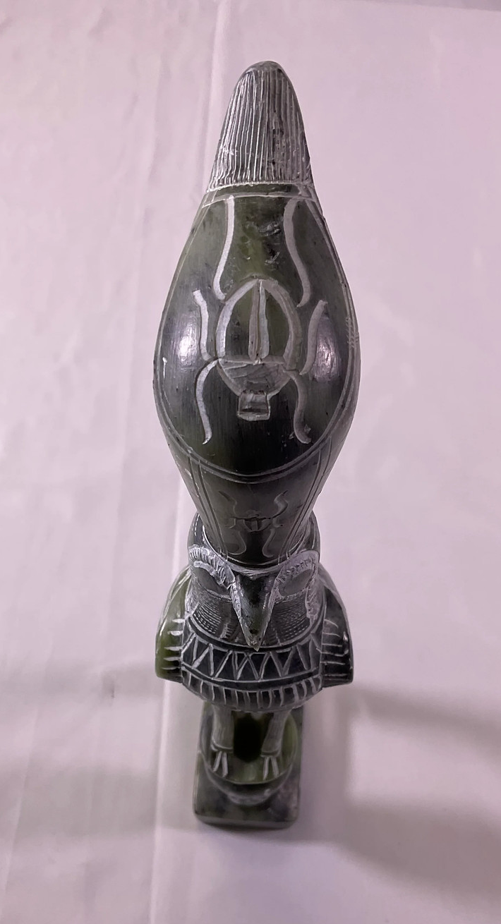 Decorative Egyptian Falcon god Horus Statue Figurine made of Stone