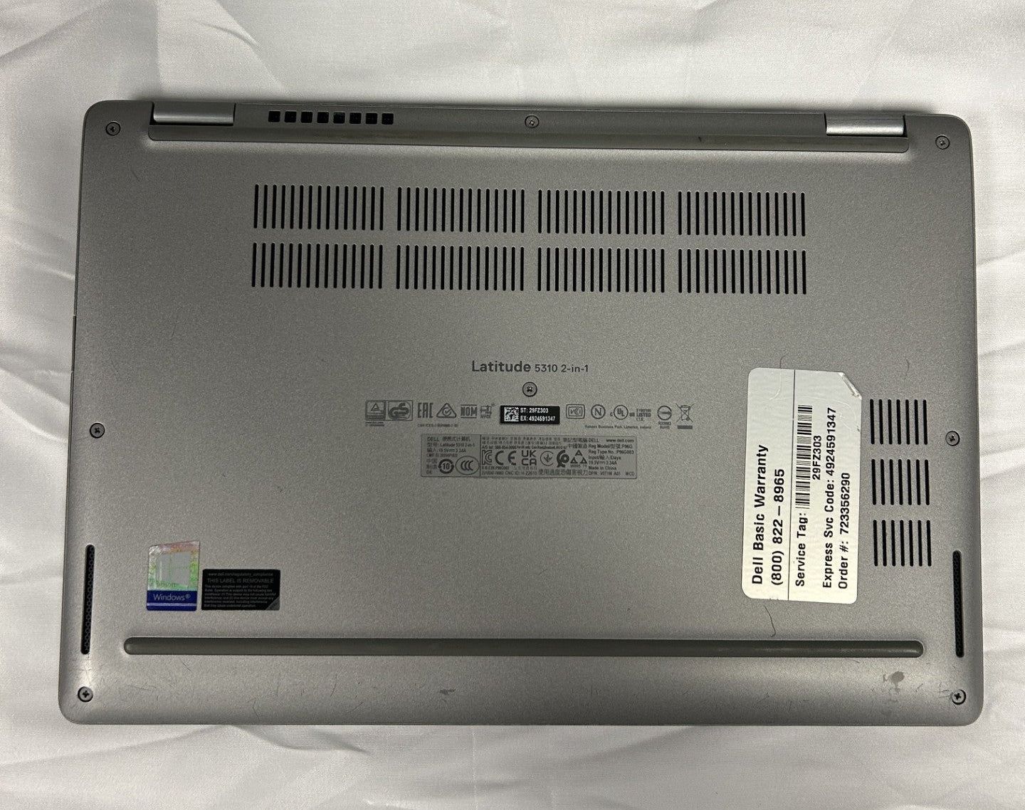 Dell Latitude 5310 2-in-1 13.3-inch Laptop BT001788