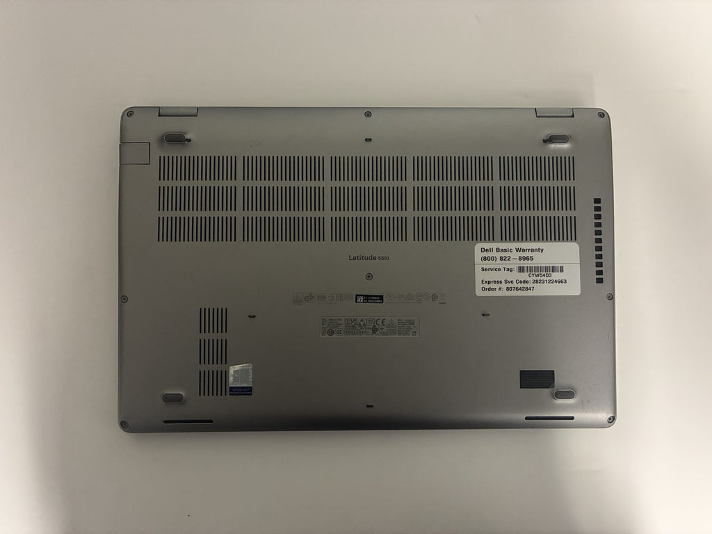 Dell Latitude 5510 15.6-inch Laptop  BT001929
