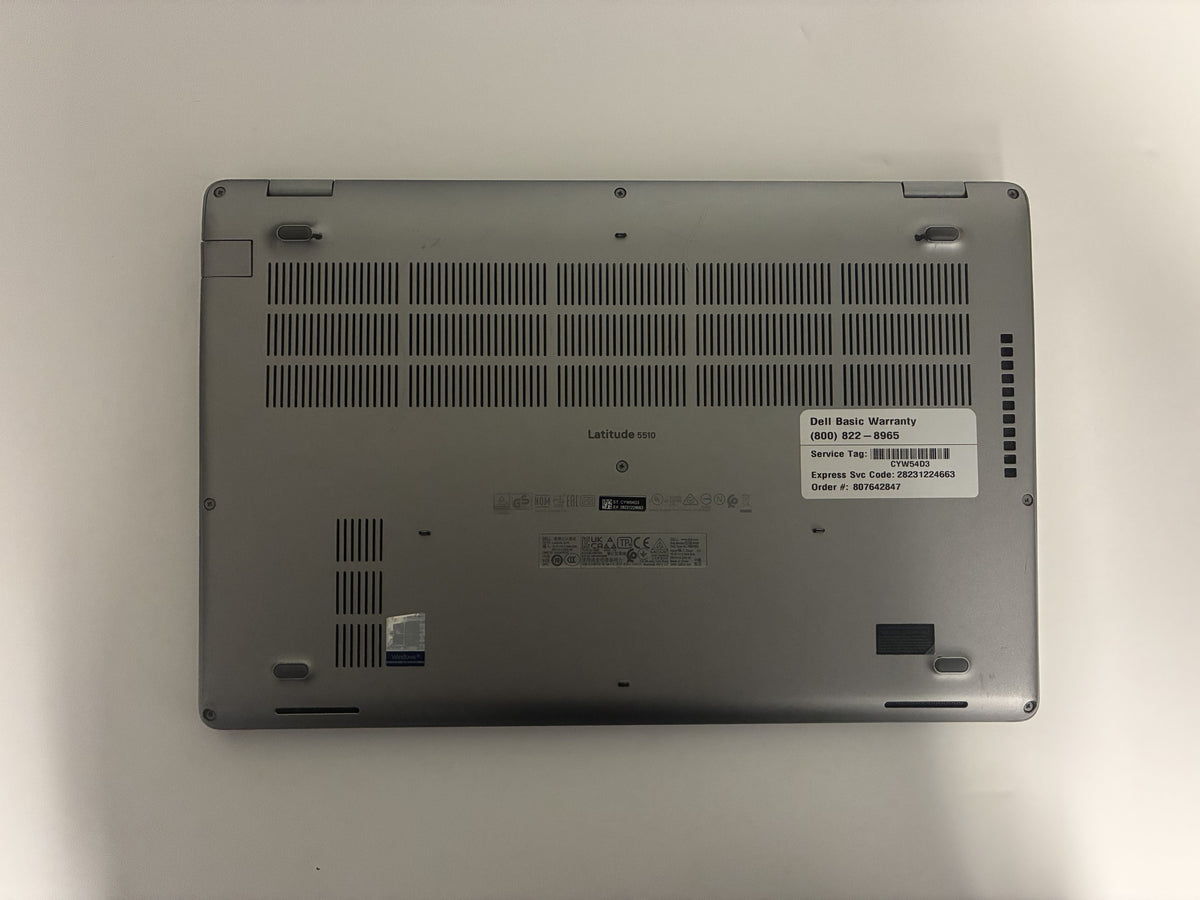 Dell Latitude 5510 15.6-inch Laptop  BT001929