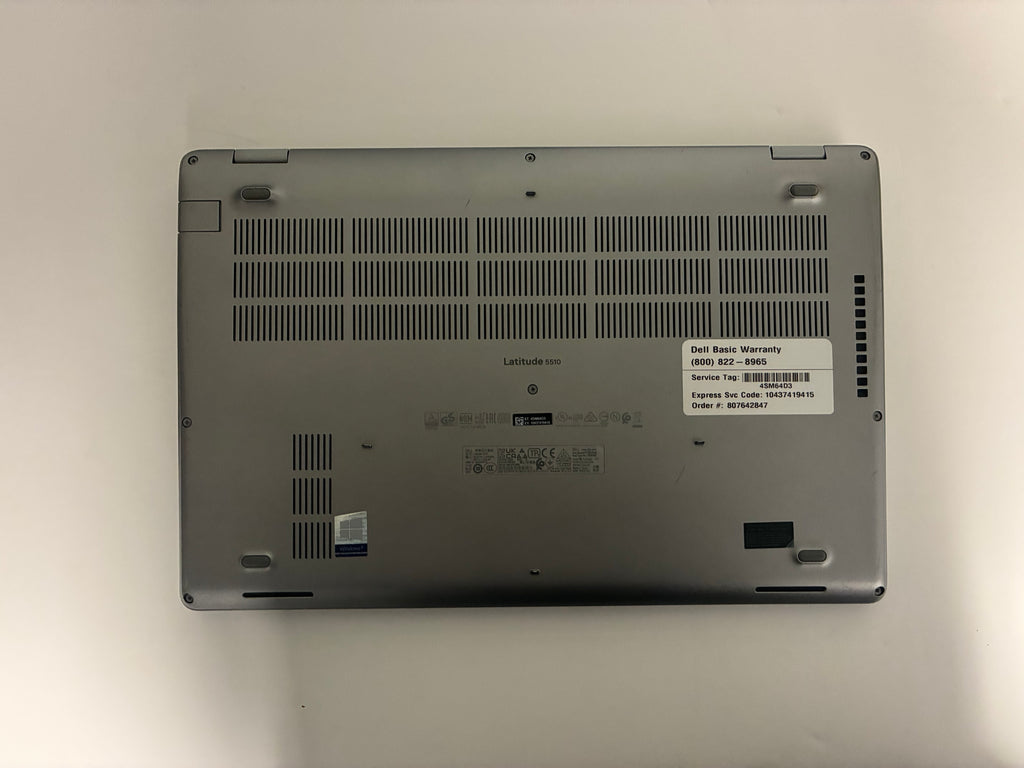 Dell Latitude 5510 15.6-inch Laptop  BT001945