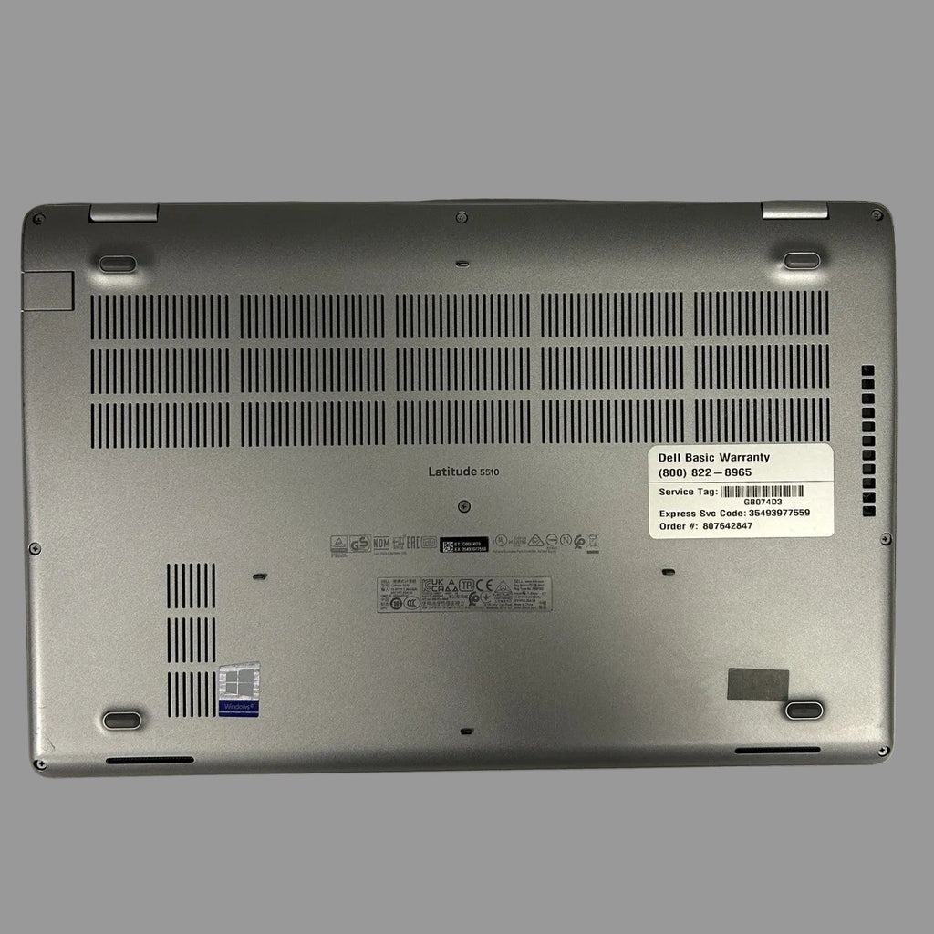 Dell 5510 Laptop Pre-Owned Working Condition