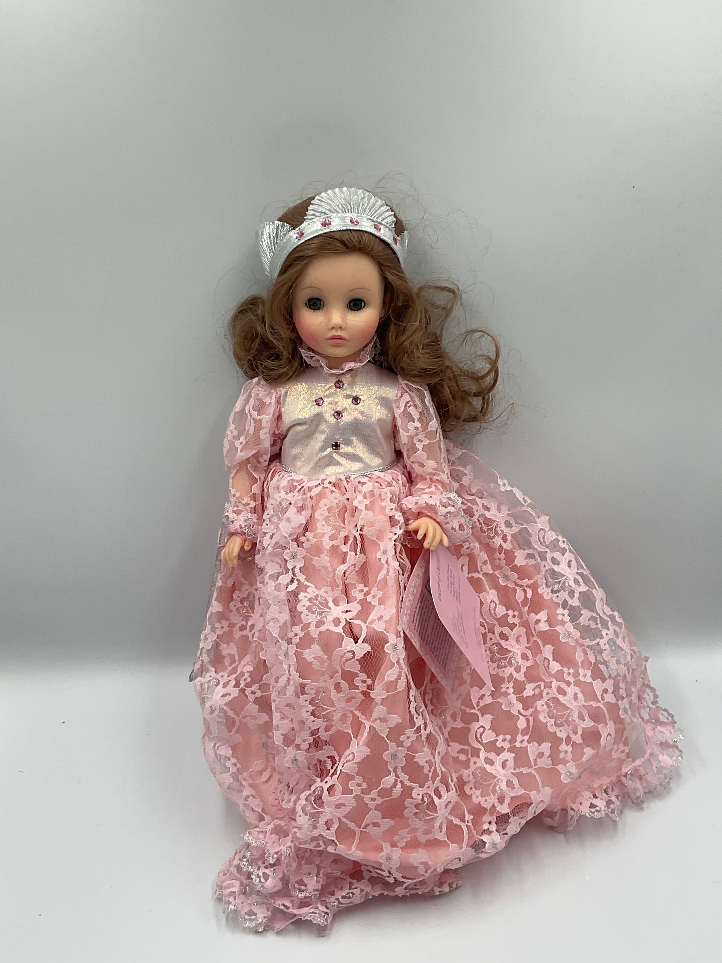 Vintage Madame Alexander The Wizard of Oz Glinda the Good Witch Doll with Tag , Pink Gown and Crown