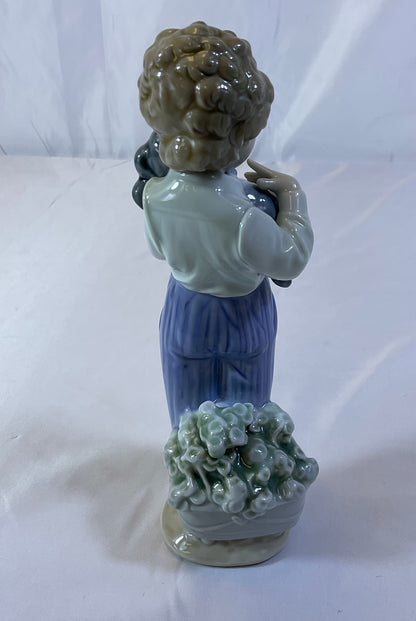 Lladro Collectors Society Edition Vintage 1989 My Buddy Boy With Dog Porcelain Figurine Handmade in Spain E20N