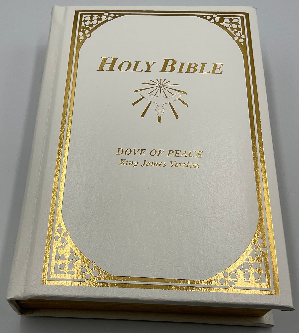 Dove of Peace KJV Holy Bible King James Version Ceder Wood Presentation Box