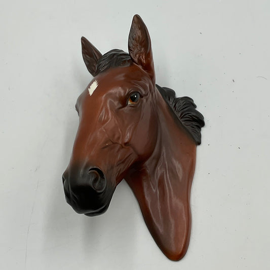 Vintage MCM Norcrest Ceramic Horse Head Wall Plaque Art Home Decor