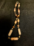 Cylinders Beaded Necklace