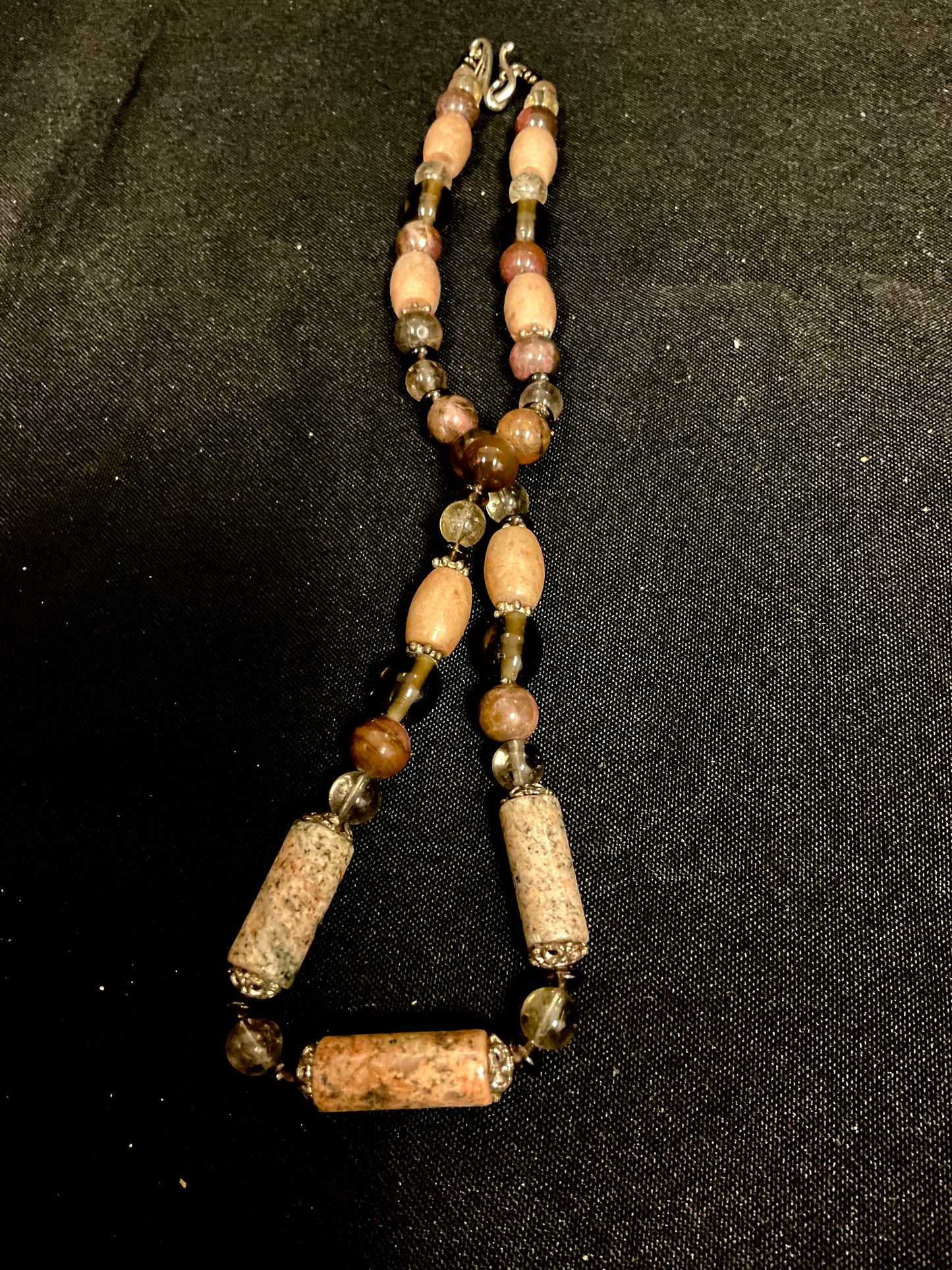 Cylinders Beaded Necklace