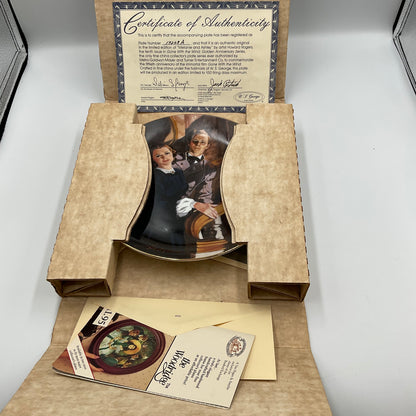 W.L. George Bradford Exchange Gone With The Wind Melanie and Ashley 1989 Box COA
