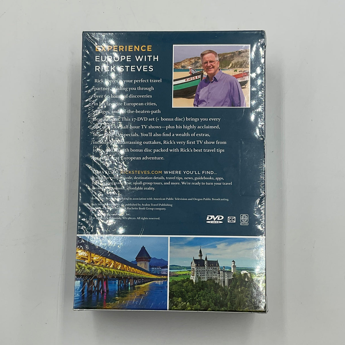 Rick Steves Europe The 20 Year Anthology 17 DVD Set Factory Sealed