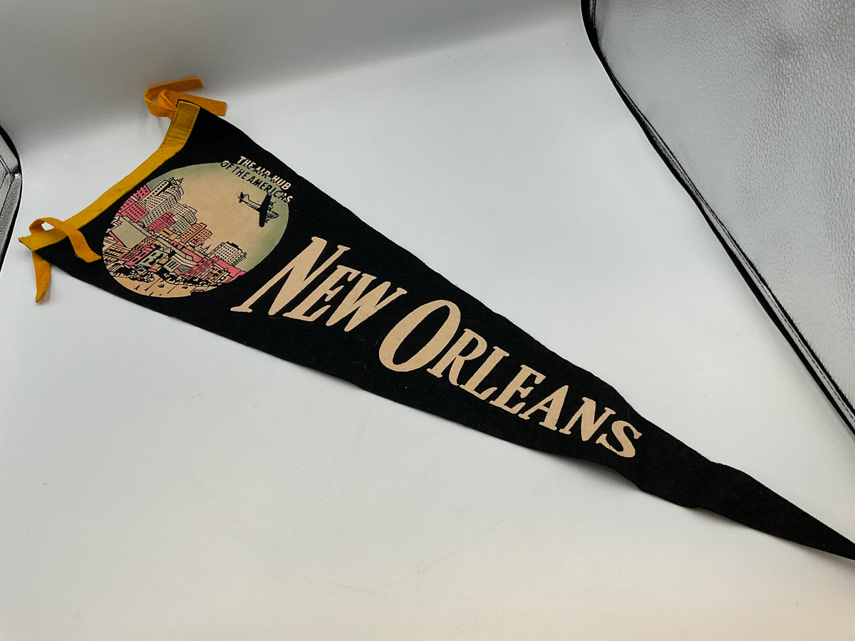 Vintage Souvenir Felt Pennants Collection