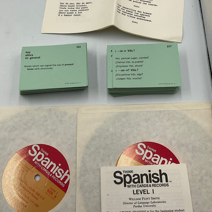 Ready JB Think Spanish with Cards & Records Level 1 Vis-ED