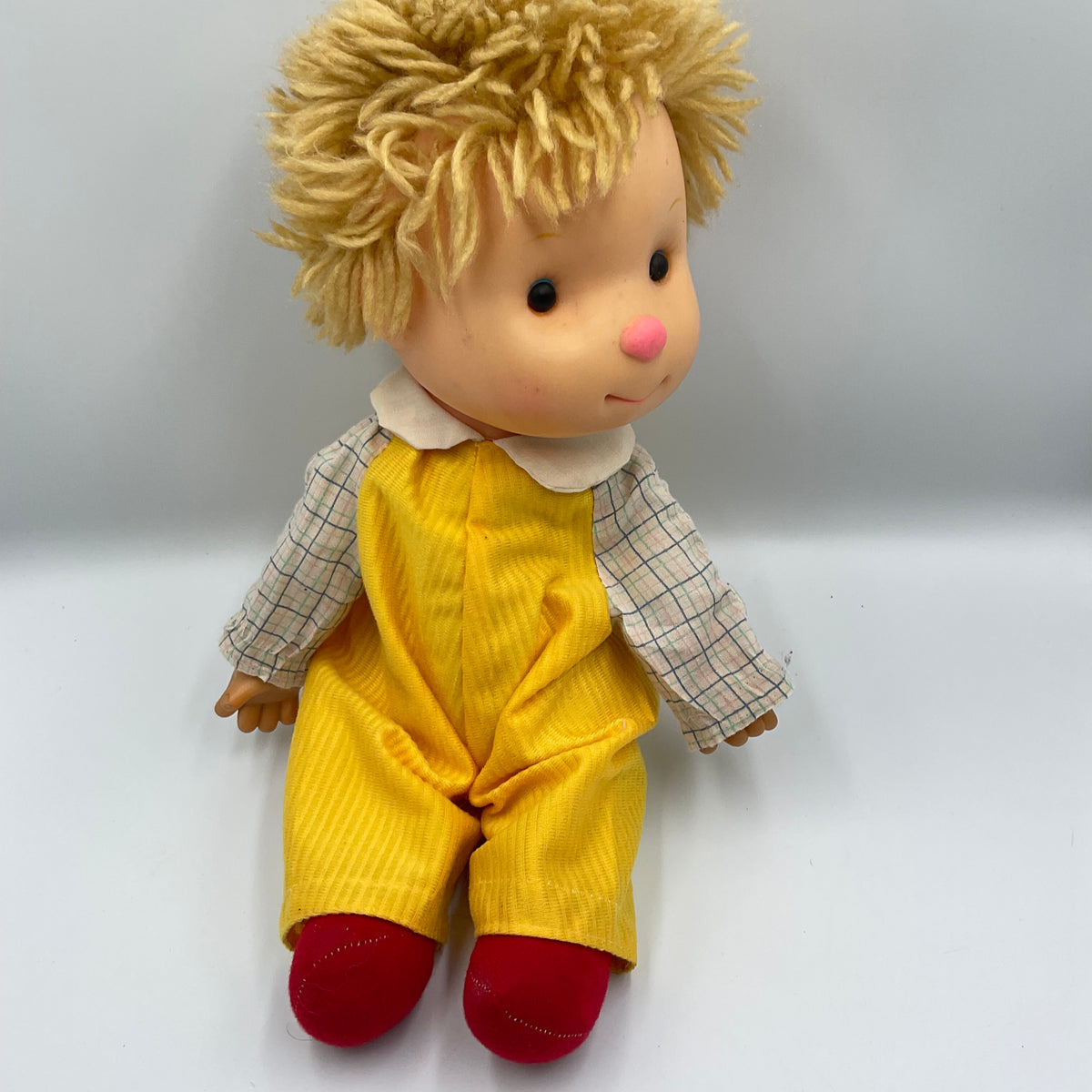 Vintage 1980s Komfy Kid Ice Cream Doll Astra Trading Corp Overalls