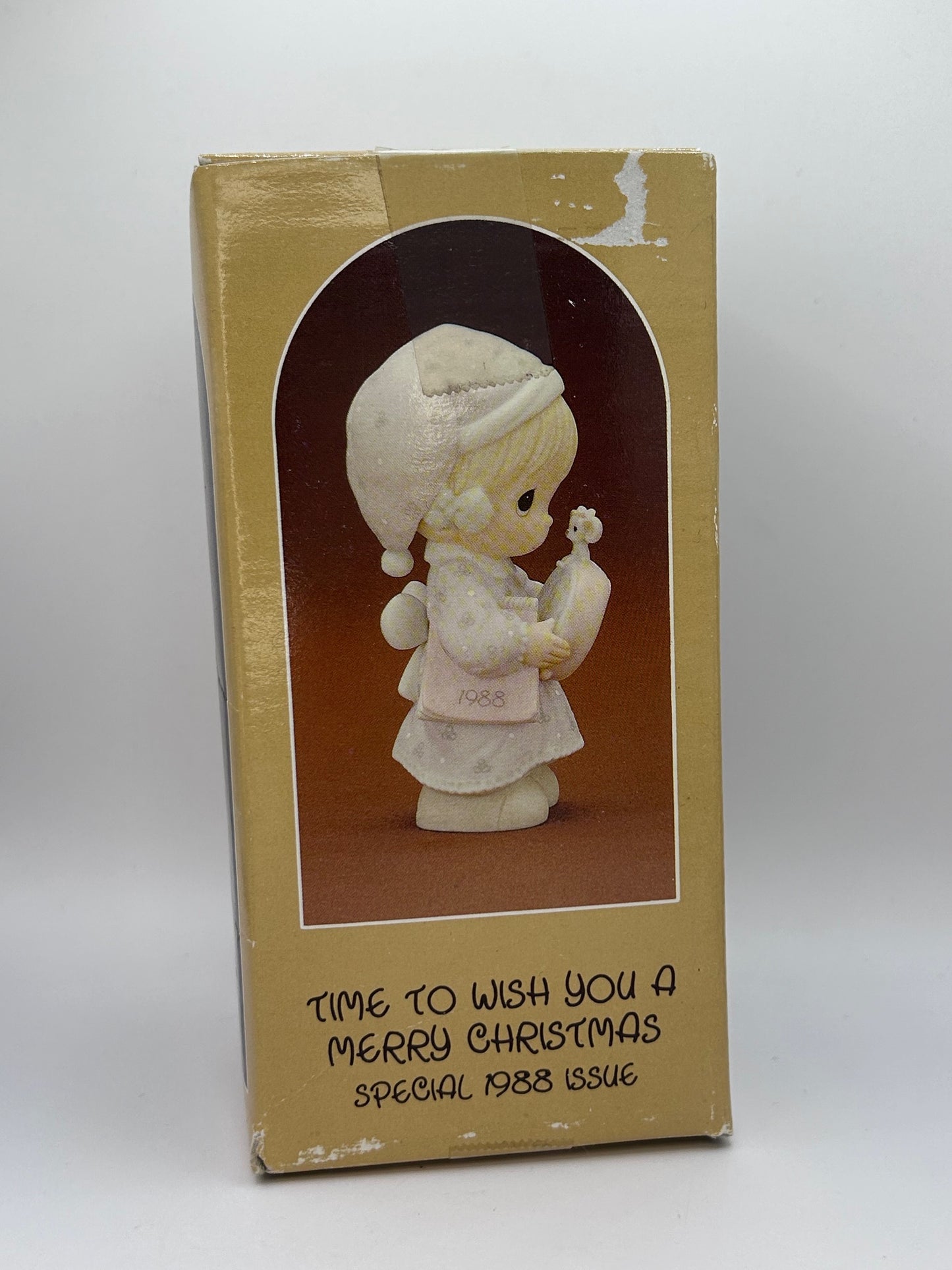 Precious Moments Vintage Special 1988 Issue Time To Wish You A Merry Christmas
