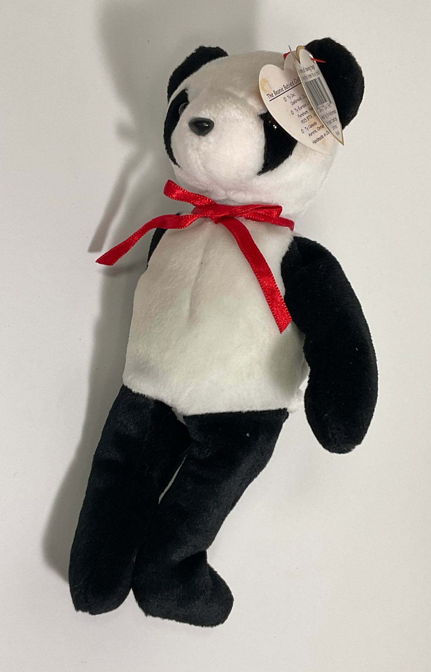 Fortune the Panda Bear Vintage 1997 Ty Beanie Babies Original Collection Plush Collectible with Tag Beanie Baby
